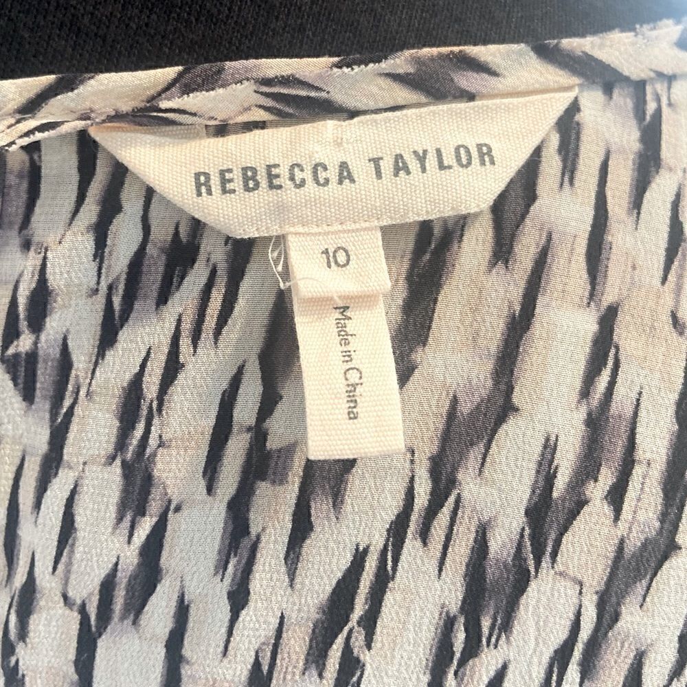 Rebecca Taylor Mirage Cap Sleeve Silk Shell - Picture 15 of 16